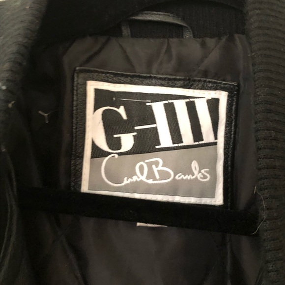 Vintage 90’s Miami Dolphins Leather Bomber Jacket - Picture 5 of 5